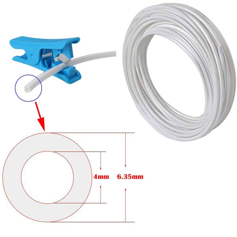 CESFONJER 10 Metres of 6.3mm Diameter Tube, Hose for Refrigerator