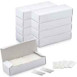 REXBETI 800PCS Single Edge Razor Blades, Industrial Scraper Razor Blades, One Edge Razor Blade, Replacement Box Cutter Blades, Suitable for Removing Labels, Decals, Stickers