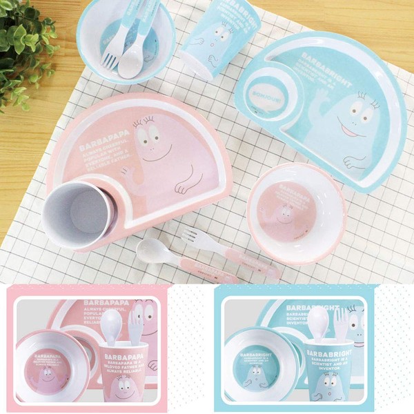 Ken Onishi BABAPAPA BPW-2800 Children's Dinnerware Set, Plate, 9.3 x