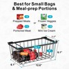 iSPECLE Chest Freezer Organizer Bins - 5 Pack Small Stackable