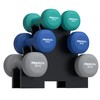 PROIRON Dumbbell Holder (6 Count) 3 Levels Plastic Material