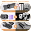 SIMPLETASTE Electric Salt and Pepper Grinder Set, One-Handed, Battery Powered,