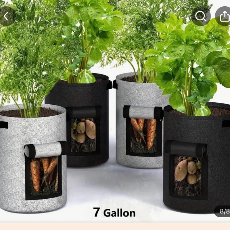 Vegetable Planting Bag - Size: 7 Gallon