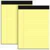 Notepad A4 Legal Pad, 2 Pack Yellow Paper College Ruled