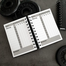 Fitness Journal - Workout Planner - Weekly Planner Fitness - Fitness Planner 2024 - Fitness Diary for Men and Women - Training Book Strength Training - Training Diary - Fitness Planner