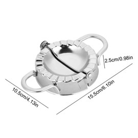 Professional Stainless Steel Pastry Mould for Making Fruit Pie Press Baking Tools Kitchen Accessories (Large)