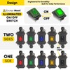 Waterproof Inline Rocker Switch Box DC 12V–24V 20A Lighted ON/Off