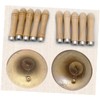 Ciieeo Ringing Hand Bell 6.5cm Diameter Made of Brass Christmas