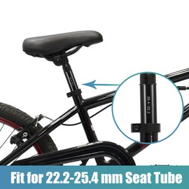 X AUTOHAUX 22.2 to 25.4mm Bicycle Bike Seat Post Tube Adapter Reducing Sleeve