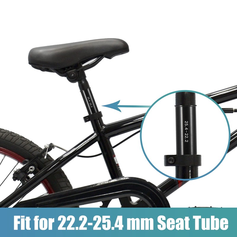 X AUTOHAUX 22.2 to 25.4mm Bicycle Bike Seat Post Tube