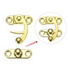 Antique Vintage Lock Clasp Right Latch Hook Hasp 33mmx28mm Swing