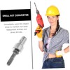 Tofficu Earth Auger Adapter Drill Bit Converter for Hammer Drill