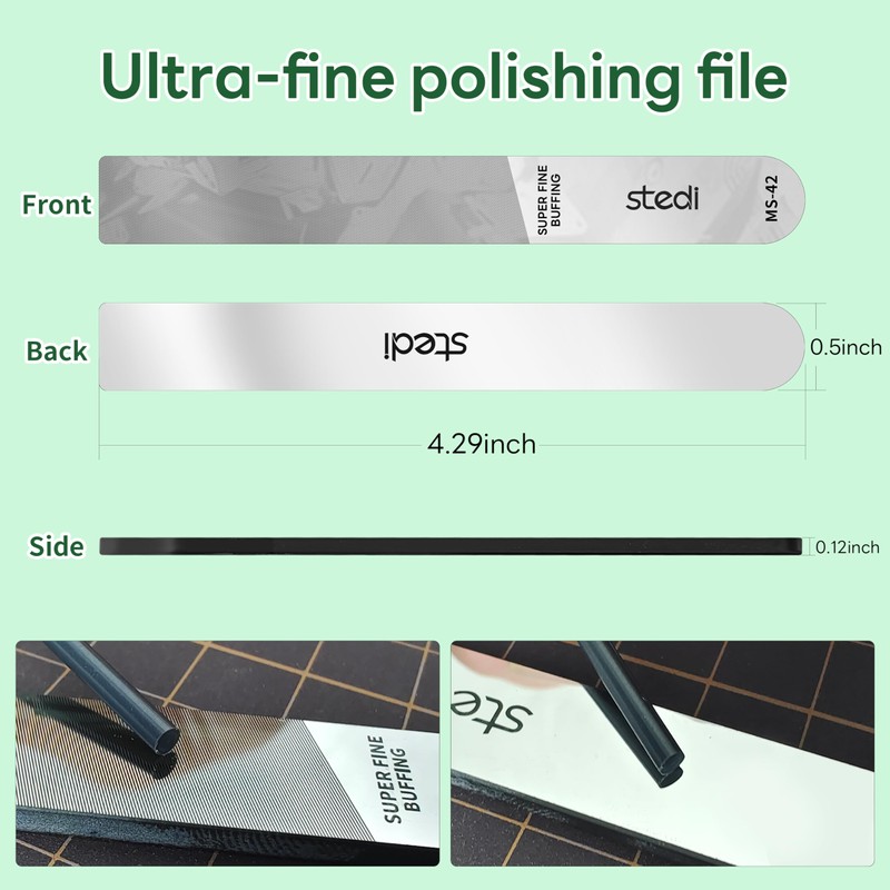 Stedi Glass File, For Plastic Models, For Gate Treatment, Plastic