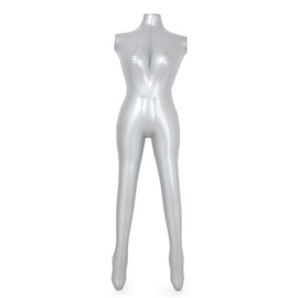 Newsmarts Inflatable Female Full Body Mannequin Dress Display Torso Dummy Model