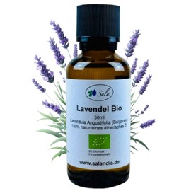 Sala Lavendelöl Aroma ätherisches Lavendel Öl BIO - zum Verzehr - 100% naturrein 50 ml