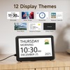 Raynic Alarm Clock, 7 Inch Digital Calendar Clock with 12