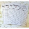 4 Laminated Farkle Yahtzee Yardzee Score Sheets, Dry Erase-Reusable Double
