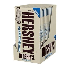 HERSHEY'S Cookies 'N' Crème Giant Bar, 6.5-Ounce Bar BULK LIMITED PACK OF 12 NOW