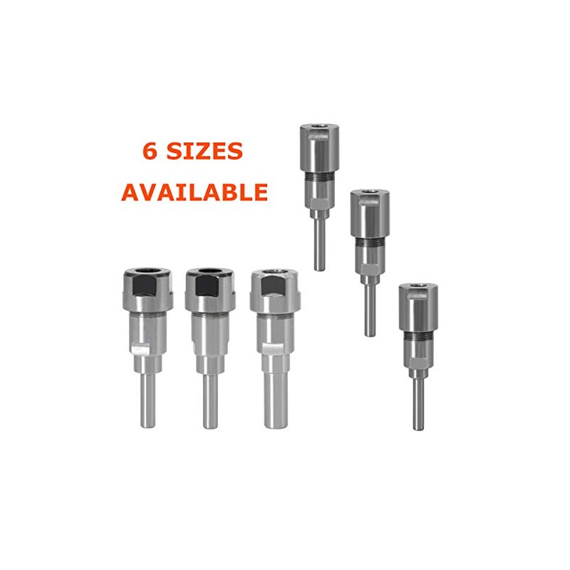 KATSU 1/4 Inch Shank Router Collect Extension Rod Holder Chuck