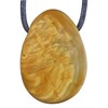 Lebensquelle Plus Yellow Jasper Drop Pendant | Drilled Tumbled Stone