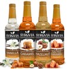 Syruvia Coffee Syrup Variety Pack Vanilla, Caramel, Hazelnut & Salted