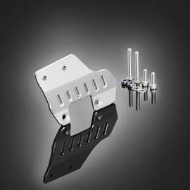 XR650L Rear Chain Guard Compatible with XR650L XR 650L 1993-2024 Dirt Bike 3D CNC Motorcycle Accessories Sprocket Guard Chain Protector (Silver)