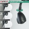 SUBEIXI Adjustable Shower Arm with High Pressure Shower Head, Powerful