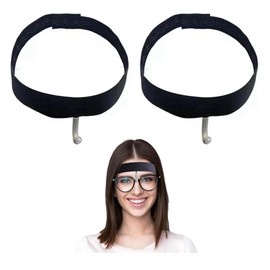 nsgglecher 2Pcs Rhinoplasty Glasses Holder with Hook and Protector to Attachable Glasses, Elastic Headband Eyeglass Holder for Nasal Surgery/Rhinoplasty/Septoplasty/Nose Recovery