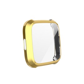 CAXUSD Professional Watch Protective Case for TPU Anti-Drop Cover Stylish Delicate Plating Design Scratch-Resistant Frame Elegant Watch Accessory