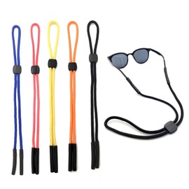 DHWEKU Pack of 5 60 cm Glasses Strap Floating Glasses Band Sun Glasses Holder Anti-Loss Glasses Straps for Water Sports Boating Kayaking Surfing Men Women