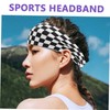 GANAZONO Double Sweat Absorbing Headband Breathable Stretchy Sports Hairband for