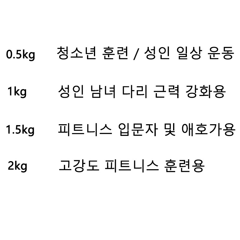 타오진 손목 발목 모래주머니 중량밴드 헬스소품 2개입세트 Taojin Wrist and