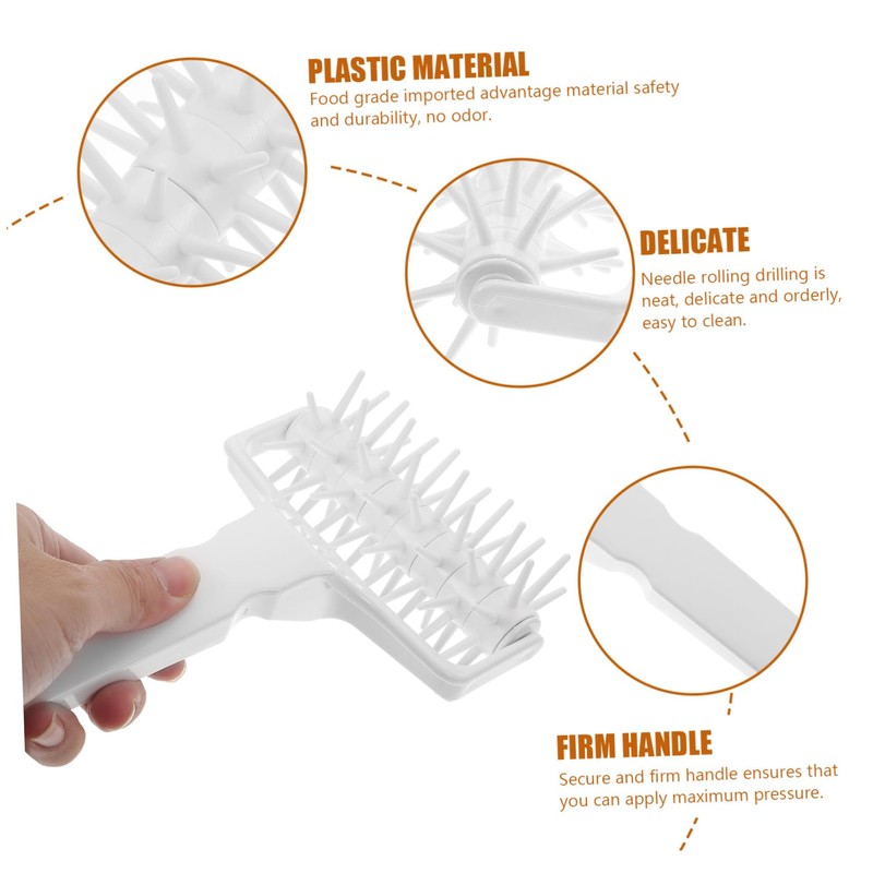 Alipis 1pc Pizza Punch Crinkle Pizza Cutter Rocker Blade Pizza