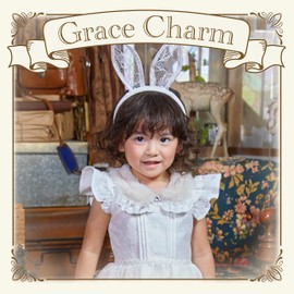Clearstone Grace Charm Cosplay Halloween Powder Bunny Baby Girls 90cm White