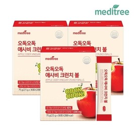 MediTree 오독오독 애사비 크런치볼 3박스 (90포) 애사비 클렌즈 Crunchy Asa-Vi Crunch Balls 3 Boxes (90 Packs) Asa-Vi Cleanse