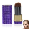 Biiange Retractable Blush Brush, Bling Diamond Makeup Brushes, Retractable Foundation