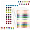 2530 Pcs Round Sparkle Dot Stickers, Color Coding Labels, Laser