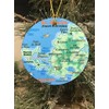 St. Martin Map Christmas Ornament