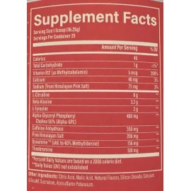 Pre Entreno Raw Nutrition Cbum Essential Charged 25 Serv Sabor Citrus Grapefruit                                                                      