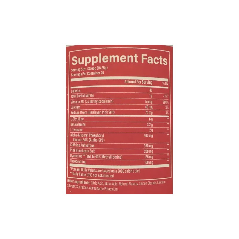 Pre Entreno Raw Nutrition Cbum Essential Charged 25 Serv Sabor