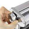GOURMEX Pasta Maker Machine Stainless Steel Manual | With Adjustable