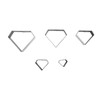 5Pcs Leather Punch Die Set Hollow Diamond Shape Cutting Mold
