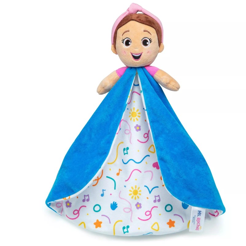 Ms. Rachel Huggable Lovey Double Sided Security Sensory Blanket.