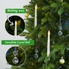 FREEPOWER 12PCS Christmas Tree Candle Lights with Remote Timer,Flameless LED
