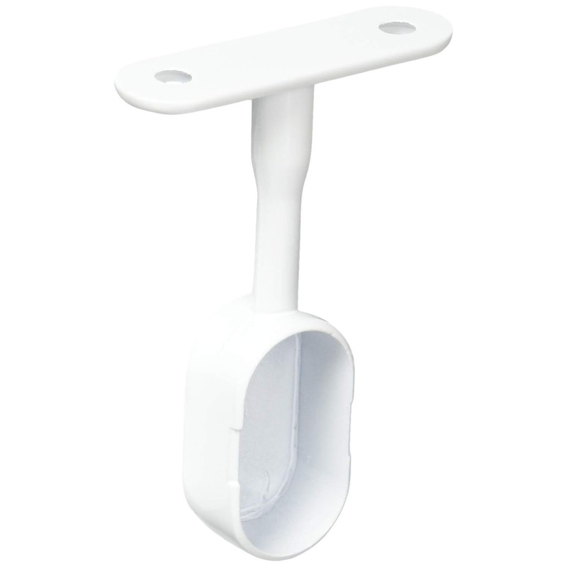 AIWA METAL Bracket End for Aluminum Hanger Pipe White