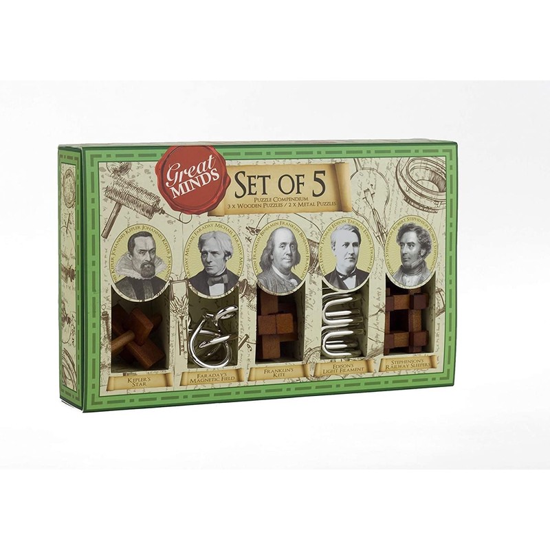 Professor Puzzle Great Minds Set of 5 (Male)