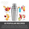 OGGI Dial A Drink Cocktail Shaker - Stainless Steel, 15