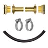 VARIOSAN Rain Butt Connector Set 14573, 1 Inch, Blank Brass