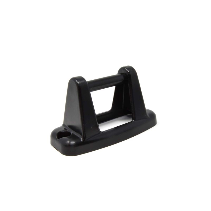 Mystatic BLACK DOOR CLIP FOR STATIC CARAVAN CATCH RETAINER HOLDER
