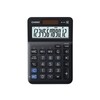 Casio Tischrechner MS-20F, 12-stellig, Steuerberechnung, Währungsumrechnung, Vorzeichenwechsel, Solar/Batteriebetrieb